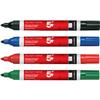 Marcatore per flipchart Office 5 Star - assortiti tonda 1,5-3 mm - (conf. da 4 pezzi)
