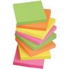 Blocchetti riposizionabili Neon 5 Star - 76x76 mm - assortiti neon (conf. da 12 pezzi)