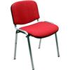 Sedia visitatore Cadrega 5 Star - acrilico - rosso - (conf. da 2 sedie)