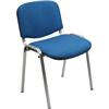 Confronta prezzi Sedia visitatore Cadrega 5 Star - acrilico - blu - (conf. da 2 sedie)