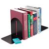 Bookends Modern Design Metal Black [Pack 2]