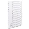 Concord Commercial Dividers Europunched 1-12 Clear Tabs A4 - 08301