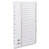 Concord Commercial Dividers Europunched 1-20 Clear Tabs A4 - 08401