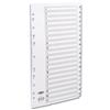 Concord Commercial Dividers Europunched 20-Part A-Z Clear - 08601
