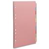 Concord Subject Dividers 160gsm 10-Part Multipack [Pack 5] - 72090