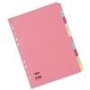 Concord Commercial Subject Dividers 10-Part A4 Assorted - 51199