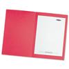 Concord Bright Square Cut Folder Recycled Pre-punched 290gsm Foolscap Pink Ref 55407 [Pack 50]