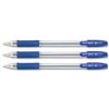 Pilot BPS GP Ball Pen Rubberised Grip Fine 0.7mm Tip 0.32mm Line Blue Ref BPGPF01 [Pack 12]