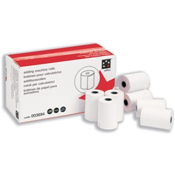 5 Star Adding Machine Roll Single Ply 55gsm W76xD85xCore12.7mm White [Pack 20] - Item image
