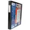 Elba Vision Ring Binder PVC Front Pocket 4 O-Ring Size 30mm A3 Portrait Black Ref 100080864 [Pack 5]