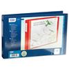 Elba Vision Ring Binder PVC Front Pocket 4 O-Ring Size 30mm A3 Landscape Blue Ref 100080865 [Pack 5]
