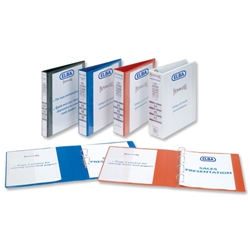 Elba Panorama Presentation Binder PVC 3 Cover Pockets 2 D-Ring 25mm A4 Red Ref 400001399 [Pack 10]
