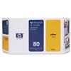 Hewlett Packard (HP) No. 80 Inkjet Cartridge 350ml Yellow Ref C4848AE