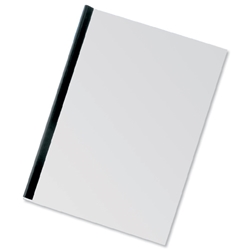 Durable Clearview Binders 6mm Slide A4 Black Ref 3056/01 [Pack 100]