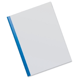 Durable Clearview Binders 6mm Slide A4 Blue Ref 3056/06 [Pack 100]