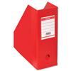 Bantex Concept Magazine Rack File Plastic Jumbo 110mm Red A4 Ref 100080962 [Pack 5]