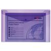Snopake Polyfile Electra Wallet File Foolscap Purple [Pack 5] - 11162