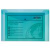 Snopake Polyfile Electra Wallet File Polypropylene Foolscap Turquoise Ref 11157 [Pack 5]