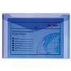 Snopake Polyfile Electra Wallet File Foolscap Blue [Pack 5] - 11164