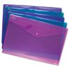 Snopake Polyfile Electra Wallet File Assorted [Pack 5] - 10088
