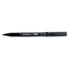 Uni-ball UB155 Micro Deluxe Rollerball Pen Ultra Fine 0.5mm Tip 0.2mm Line Black Ref UB155BLK [Pack 12]