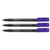 Staedtler Permanent 0.8mm Line Blue Marker Pen [Pack 10] - 317-3