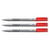 Staedtler Fine 0.6 Line Width Red Marker Pen [Pack 10] - 316-2