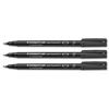Staedtler Fine Permanent 0.6 Line Black Marker Pen [Pack 10] - 318-9