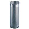 Durable Umbrella Stand Tubular Perforated 28.5 litres Silver - 3350/23