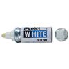Pentel Permanent 6mm Line White Marker Pen [Pack 12] - X100W