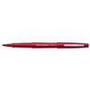 Paper Mate Fine Line Marker Nylon 0.8mm Red Pack 12 - S0190993