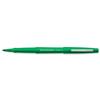 Paper Mate Fine Line Marker Nylon 0.8mm Green Pack 12 - S0191033