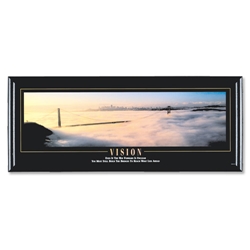 Stewart Superior Motivational Picture in Black Ash Frame W830xH330mm Vision Ref FGA119