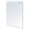 Wall Sign Holder Pre-drilled Portrait A4 Clear