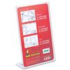 Slanted Sign Holder Side-loading A5 Clear