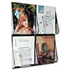 Deflecto Stand Tall Wall Literature Rack 4 x A4 Pockets Clear Ref 56001