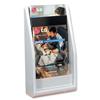 Deflecto Maxi Multi-Pocket Literature Holder 4 x A4 Pockets Grey Ref 52009