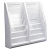Deflecto Maxi Multi-Pocket Literature Holder 8 x A4 Pockets Grey Ref 52209