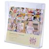 Flatback Literature Holder Wall-mounted Single-Pocket Portrait A4 Clea