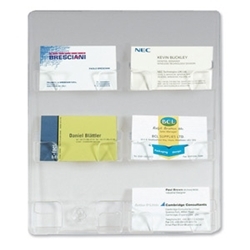 Deflecto Wall Unit Bus Card Holder Ref 70601 - Item image