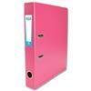 Elba Mini Lever Arch File PVC 50mm Spine A4 Pink [Pack 10] - 10008243