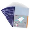 Rexel A4 Nyrex Reinforced Pocket Clear with Blue Strip Clear (Pack 25)