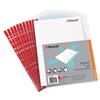 Rexel A4 Nyrex Reinforced Pocket Clear with Blue Strip Side - opening
