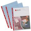 Rexel Nyrex Pocket Reinforced Red Strip [Pack of 25] - 12263