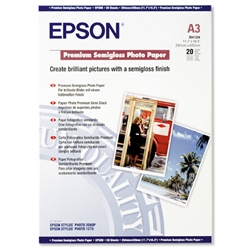 Epson Premium Photo Paper Semi-gloss 251gsm A3 Ref S041334 [20 Sheets]
