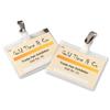 Durable Name Badge Set Visitor Assorted 20 Badges 60x90mm and 4 Insert