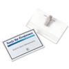 Durable Name ID Badge Set Combi Clip Assorted 20 Badges 54x90mm and 3