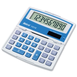Ibico Calculator Solar-powered Euro-conversion 10 Digit 3 Key Memory 101x65x15mm Ref 101X/IB410024
