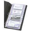 Card Holder Refill Sheets for Business Card Book [Pack 5]