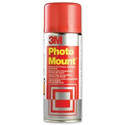3M PhotoMount Adhesive Spray Can CFC-Free Non-Yellowing 200ml Ref HPMOUNT